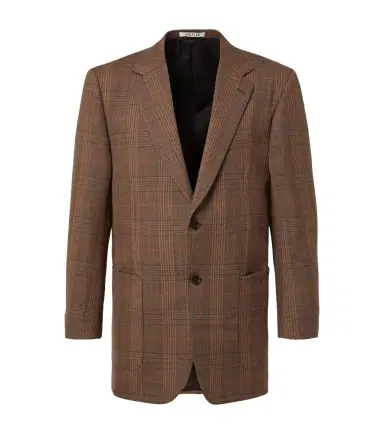 Auralee Prince of Wales wool blazer | Thumbnail 1 Auralee Prince of Wales wool blazer | Thumbnail 1