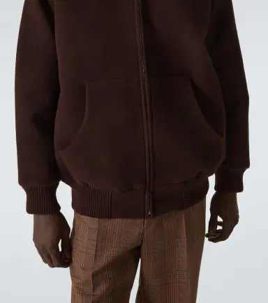 Auralee Oversized wool pile hoodie | Thumbnail 4 Auralee Oversized wool pile hoodie | Thumbnail 4