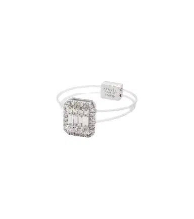 Persée Persée Floating 18kt white gold ring with diamonds | Thumbnail 1 Persée Persée Floating 18kt white gold ring with diamonds | Thumbnail 1