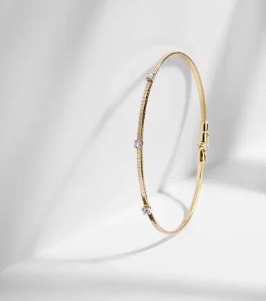STONE AND STRAND Liquid Gold 14kt gold bracelet with diamonds | Thumbnail 5 STONE AND STRAND Liquid Gold 14kt gold bracelet with diamonds | Thumbnail 5