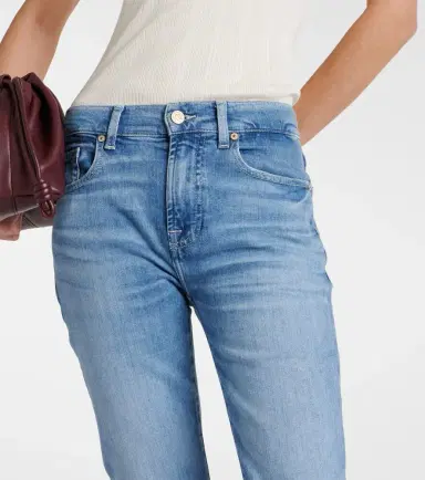 7 For All Mankind Low-rise slim jeans | Thumbnail 2 7 For All Mankind Low-rise slim jeans | Thumbnail 2