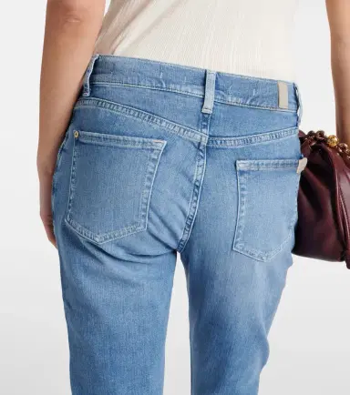 7 For All Mankind Low-rise slim jeans | Thumbnail 5 7 For All Mankind Low-rise slim jeans | Thumbnail 5