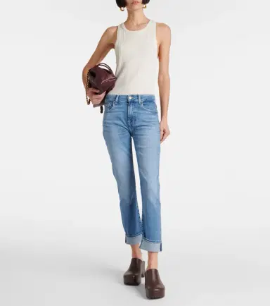 7 For All Mankind Low-rise slim jeans | Thumbnail 6 7 For All Mankind Low-rise slim jeans | Thumbnail 6