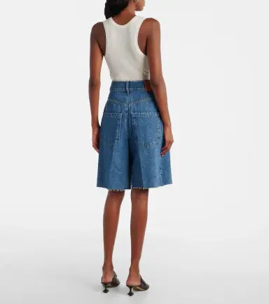 Loewe Anagram denim Bermuda shorts | Thumbnail 3 Loewe Anagram denim Bermuda shorts | Thumbnail 3