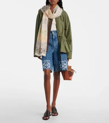 Loewe Anagram denim Bermuda shorts | Thumbnail 5 Loewe Anagram denim Bermuda shorts | Thumbnail 5