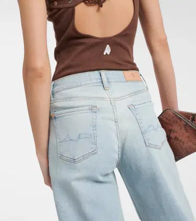 7 For All Mankind Lotta high-rise wide-leg jeans | Thumbnail 5 7 For All Mankind Lotta high-rise wide-leg jeans | Thumbnail 5