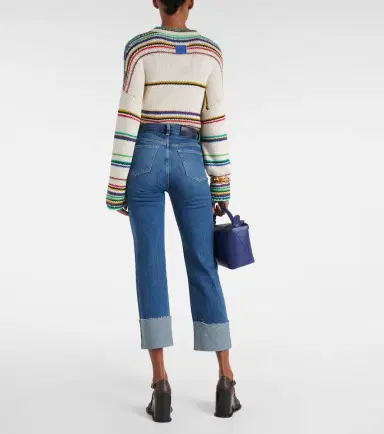 7 For All Mankind Logan high-rise cropped slim jeans | Thumbnail 5 7 For All Mankind Logan high-rise cropped slim jeans | Thumbnail 5