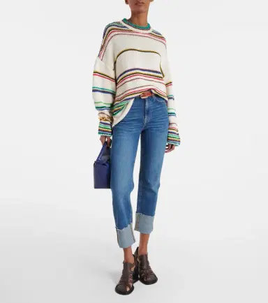 7 For All Mankind Logan high-rise cropped slim jeans | Thumbnail 6 7 For All Mankind Logan high-rise cropped slim jeans | Thumbnail 6