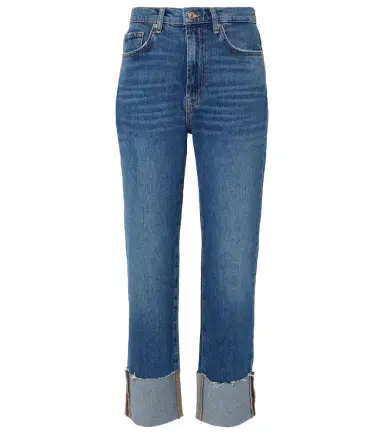 7 For All Mankind Logan high-rise cropped slim jeans | Thumbnail 1 7 For All Mankind Logan high-rise cropped slim jeans | Thumbnail 1