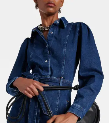 7 For All Mankind Denim midi dress | Thumbnail 3 7 For All Mankind Denim midi dress | Thumbnail 3
