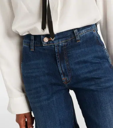 7 For All Mankind Lotta Rebel high-rise wide-leg jeans | Thumbnail 2 7 For All Mankind Lotta Rebel high-rise wide-leg jeans | Thumbnail 2
