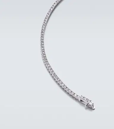 Mateo 14kt white gold tennis bracelet with diamonds | Thumbnail 3 Mateo 14kt white gold tennis bracelet with diamonds | Thumbnail 3