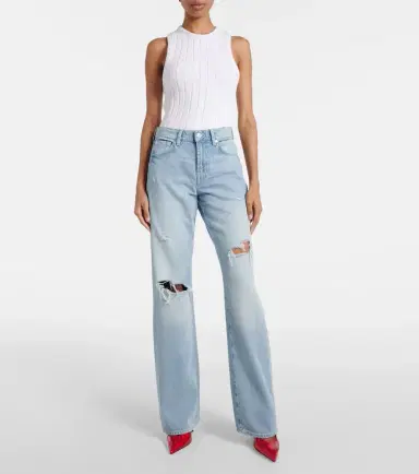 7 For All Mankind Tess high-rise straight-leg jeans | Thumbnail 5 7 For All Mankind Tess high-rise straight-leg jeans | Thumbnail 5