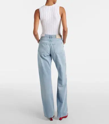 7 For All Mankind Tess high-rise straight-leg jeans | Thumbnail 7 7 For All Mankind Tess high-rise straight-leg jeans | Thumbnail 7
