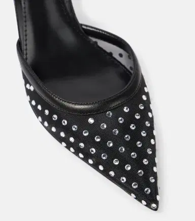 Paris Texas Lidia 70 embellished mesh slingback pumps | Thumbnail 3 Paris Texas Lidia 70 embellished mesh slingback pumps | Thumbnail 3
