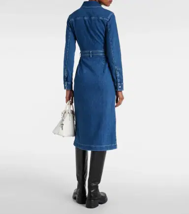 7 For All Mankind Denim midi dress | Thumbnail 3 7 For All Mankind Denim midi dress | Thumbnail 3