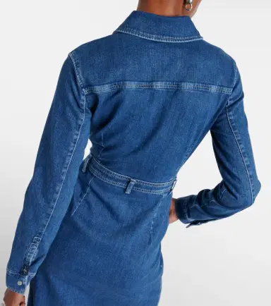 7 For All Mankind Denim midi dress | Thumbnail 5 7 For All Mankind Denim midi dress | Thumbnail 5