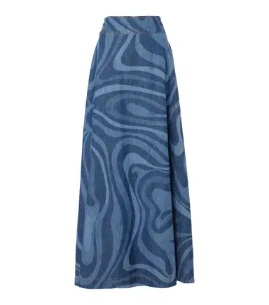Pucci Marmo high-rise denim maxi skirt | Thumbnail 1 Pucci Marmo high-rise denim maxi skirt | Thumbnail 1