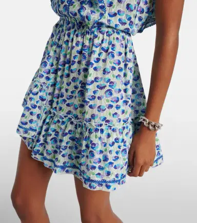 Poupette St Barth Bambi printed ruffled minidress | Thumbnail 5 Poupette St Barth Bambi printed ruffled minidress | Thumbnail 5