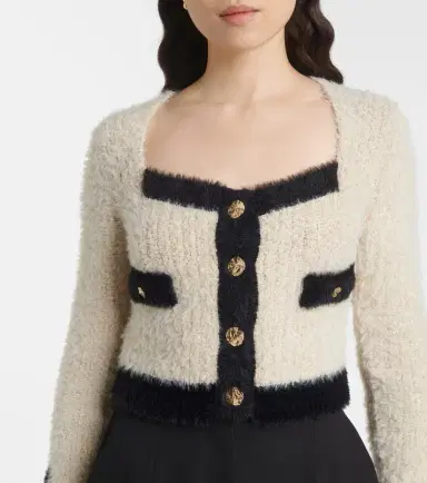 Nina Ricci Lamé cardigan | Thumbnail 6 Nina Ricci Lamé cardigan | Thumbnail 6
