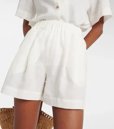 Asceno Zurich linen shorts | Thumbnail 2 Asceno Zurich linen shorts | Thumbnail 2