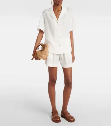 Asceno Zurich linen shorts | Thumbnail 5 Asceno Zurich linen shorts | Thumbnail 5