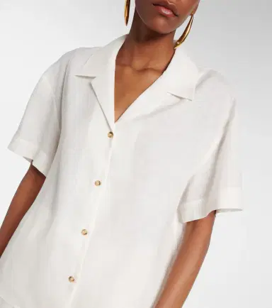 Asceno Prague linen bowling shirt | Thumbnail 4 Asceno Prague linen bowling shirt | Thumbnail 4