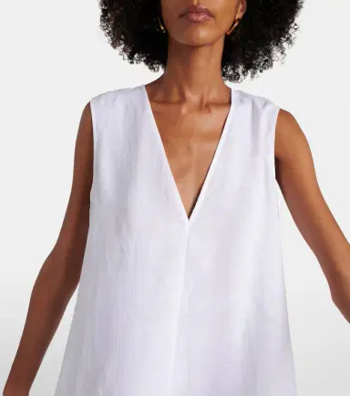 Asceno Derya linen minidress | Thumbnail 3 Asceno Derya linen minidress | Thumbnail 3