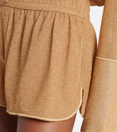 Oséree Oséree Lumière lamé shorts | Thumbnail 5 Oséree Oséree Lumière lamé shorts | Thumbnail 5