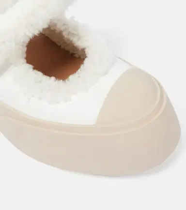 Marni Pablo shearling-lined leather sneakers | Thumbnail 2 Marni Pablo shearling-lined leather sneakers | Thumbnail 2