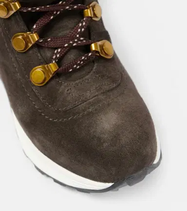 See By Chloé See By Chloé Brett shearling-trimmed suede hiking boots | Thumbnail 3 See By Chloé See By Chloé Brett shearling-trimmed suede hiking boots | Thumbnail 3