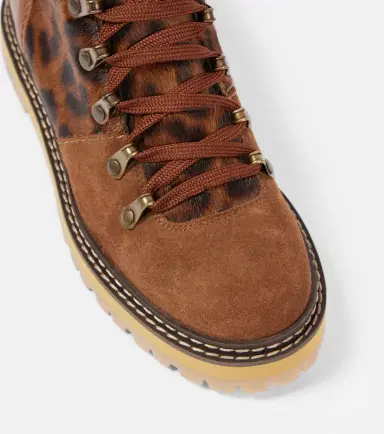 See By Chloé See By Chloé Eileen leopard-print suede lace-up boots | Thumbnail 5 See By Chloé See By Chloé Eileen leopard-print suede lace-up boots | Thumbnail 5