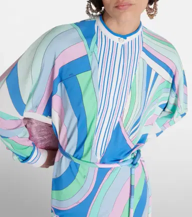 Pucci Layered belted printed tunic | Thumbnail 3 Pucci Layered belted printed tunic | Thumbnail 3