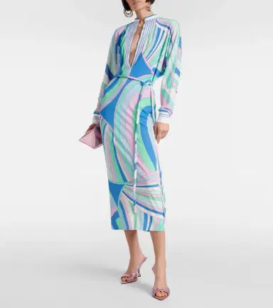 Pucci Layered belted printed tunic | Thumbnail 6 Pucci Layered belted printed tunic | Thumbnail 6