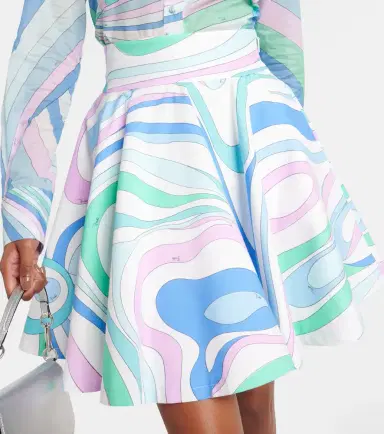 Pucci Marmo cotton poplin miniskirt | Thumbnail 3 Pucci Marmo cotton poplin miniskirt | Thumbnail 3