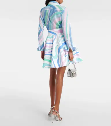 Pucci Marmo cotton poplin miniskirt | Thumbnail 4 Pucci Marmo cotton poplin miniskirt | Thumbnail 4