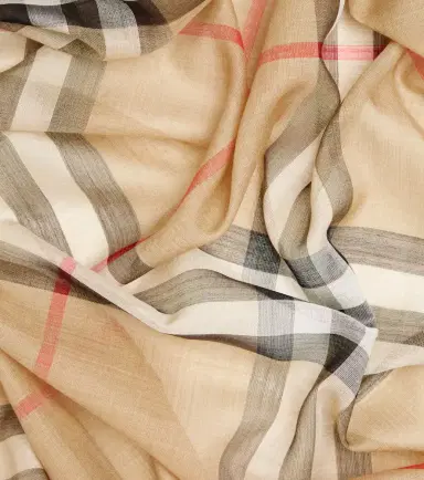 Burberry Check wool and silk scarf | Thumbnail 3 Burberry Check wool and silk scarf | Thumbnail 3