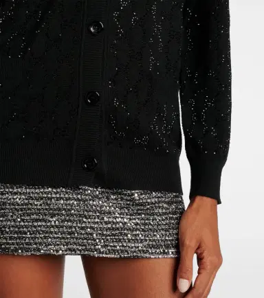 Gucci GG Crystal wool cardigan | Thumbnail 3 Gucci GG Crystal wool cardigan | Thumbnail 3