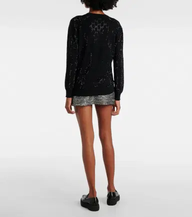 Gucci GG Crystal wool cardigan | Thumbnail 4 Gucci GG Crystal wool cardigan | Thumbnail 4