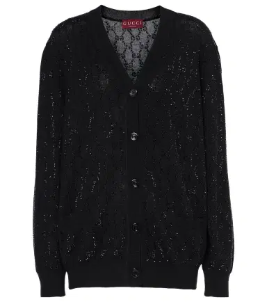 Gucci GG Crystal wool cardigan | Thumbnail 1 Gucci GG Crystal wool cardigan | Thumbnail 1