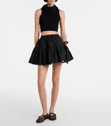 Alaia Alaïa Deesser bow-detail miniskirt | Thumbnail 4 Alaia Alaïa Deesser bow-detail miniskirt | Thumbnail 4