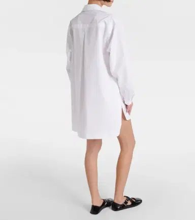 Alaia Alaïa Cotton poplin minidress | Thumbnail 4 Alaia Alaïa Cotton poplin minidress | Thumbnail 4