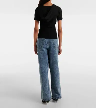 Alaïa Alaïa Cropped knit top | Thumbnail 3 Alaïa Alaïa Cropped knit top | Thumbnail 3