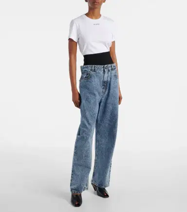 Alaïa Alaïa Knit Band straight jeans | Thumbnail 7 Alaïa Alaïa Knit Band straight jeans | Thumbnail 7