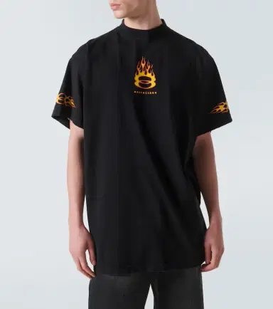 Balenciaga Oversized logo cotton jersey T-shirt | Thumbnail 2 Balenciaga Oversized logo cotton jersey T-shirt | Thumbnail 2