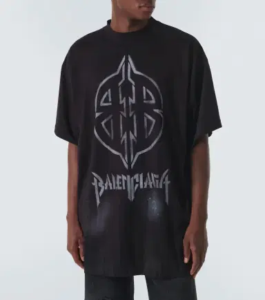 Balenciaga Metal BB cotton jersey T-shirt | Thumbnail 4 Balenciaga Metal BB cotton jersey T-shirt | Thumbnail 4