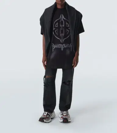 Balenciaga Metal BB cotton jersey T-shirt | Thumbnail 5 Balenciaga Metal BB cotton jersey T-shirt | Thumbnail 5