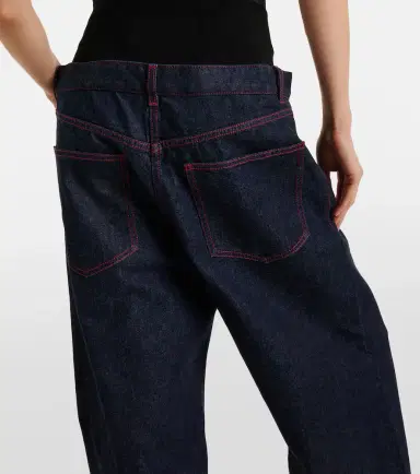 Alaia Alaïa Low-rise wide-leg jeans | Thumbnail 5 Alaia Alaïa Low-rise wide-leg jeans | Thumbnail 5