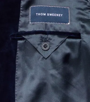 Thom Sweeney Cotton velvet tuxedo jacket | Thumbnail 2 Thom Sweeney Cotton velvet tuxedo jacket | Thumbnail 2