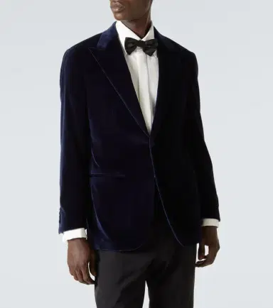 Thom Sweeney Cotton velvet tuxedo jacket | Thumbnail 7 Thom Sweeney Cotton velvet tuxedo jacket | Thumbnail 7
